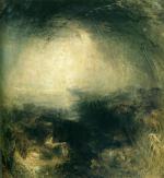 水彩大师 William Turner_1843 Ombre et Obscurité le soir du Déluge